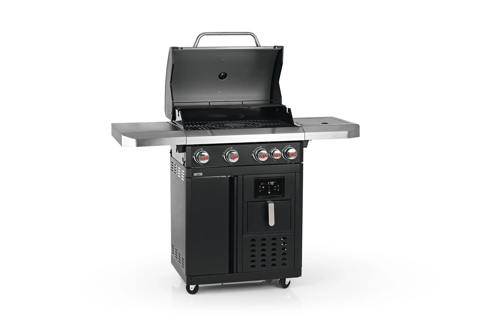 Gasgrill "Fryton 4.1 GG-II-492" Schwarz-Silber - 3
