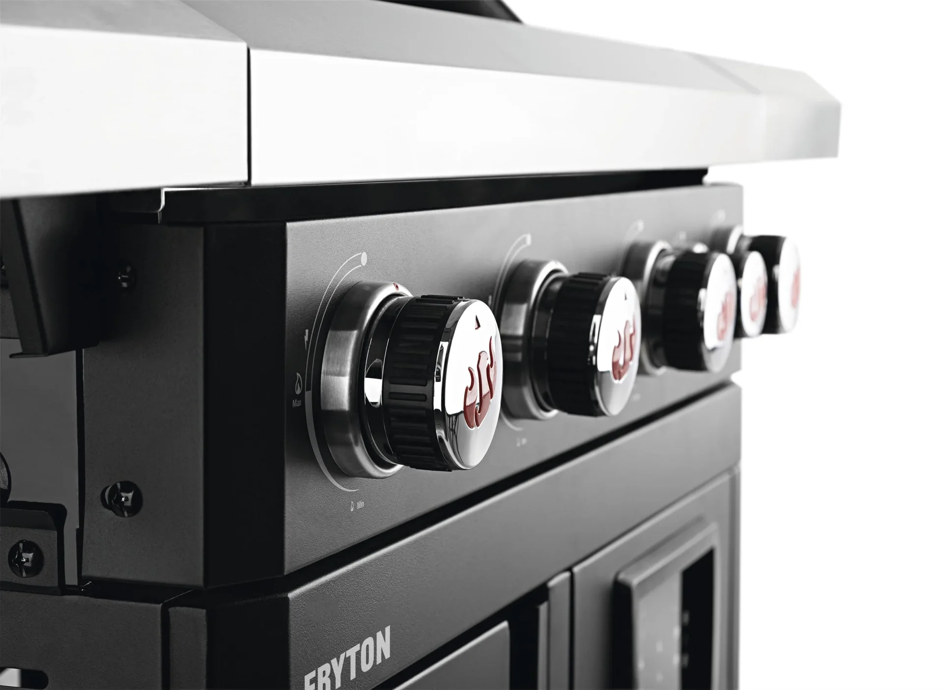 Gasgrill "Fryton 4.1 GG-II-492" Schwarz-Silber - 4