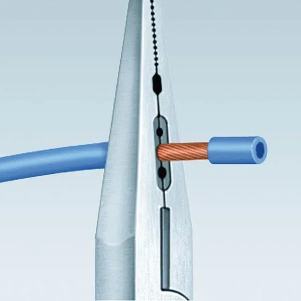 Verdrahtungszange, 160 mm mit 2 Komponenten-Griff - 2