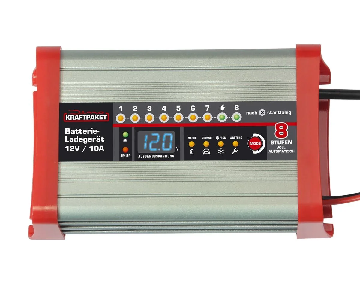 Batterieladegerät 12 Volt – 10 A mit Campingfunktion - 0
