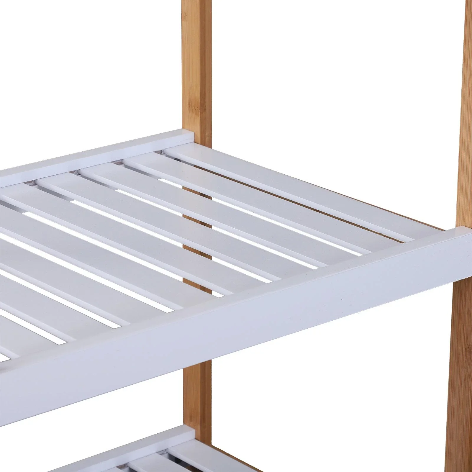 Küchenwagen rollbar Servierwagen Küchentrolley abnehmbare Topplatte 46 x 35 x 74,5 cm - 3