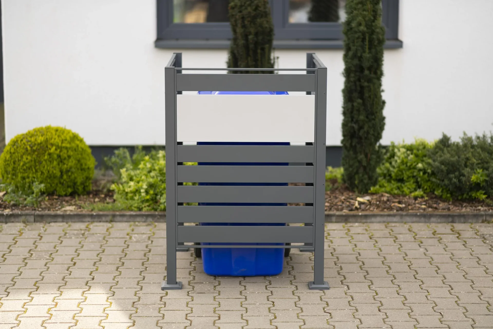 Mülltonnenverkleidung Planum 1er Box, 120 cm, anthrazit - 3