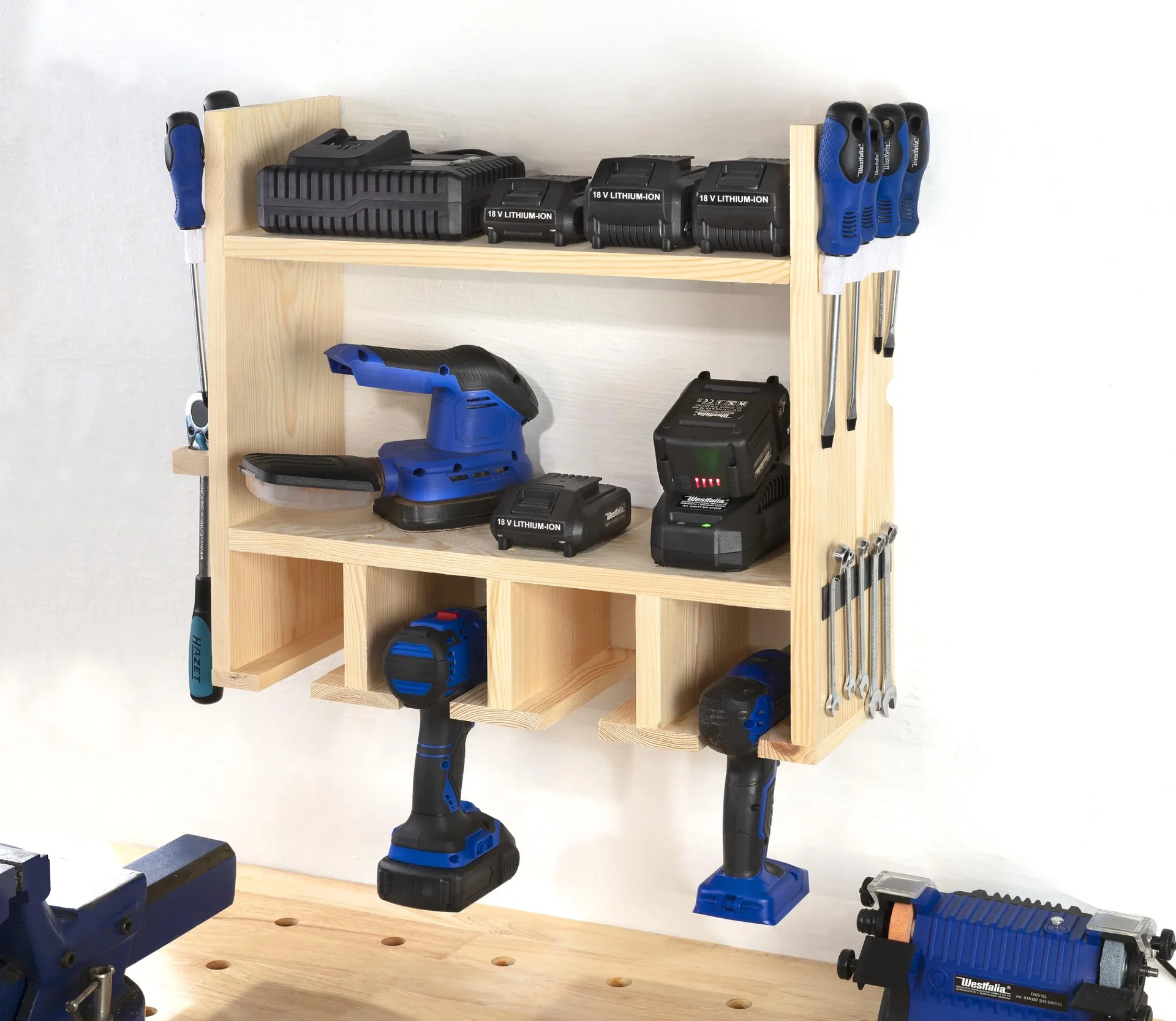 Holz-Wandregal Universal - 2