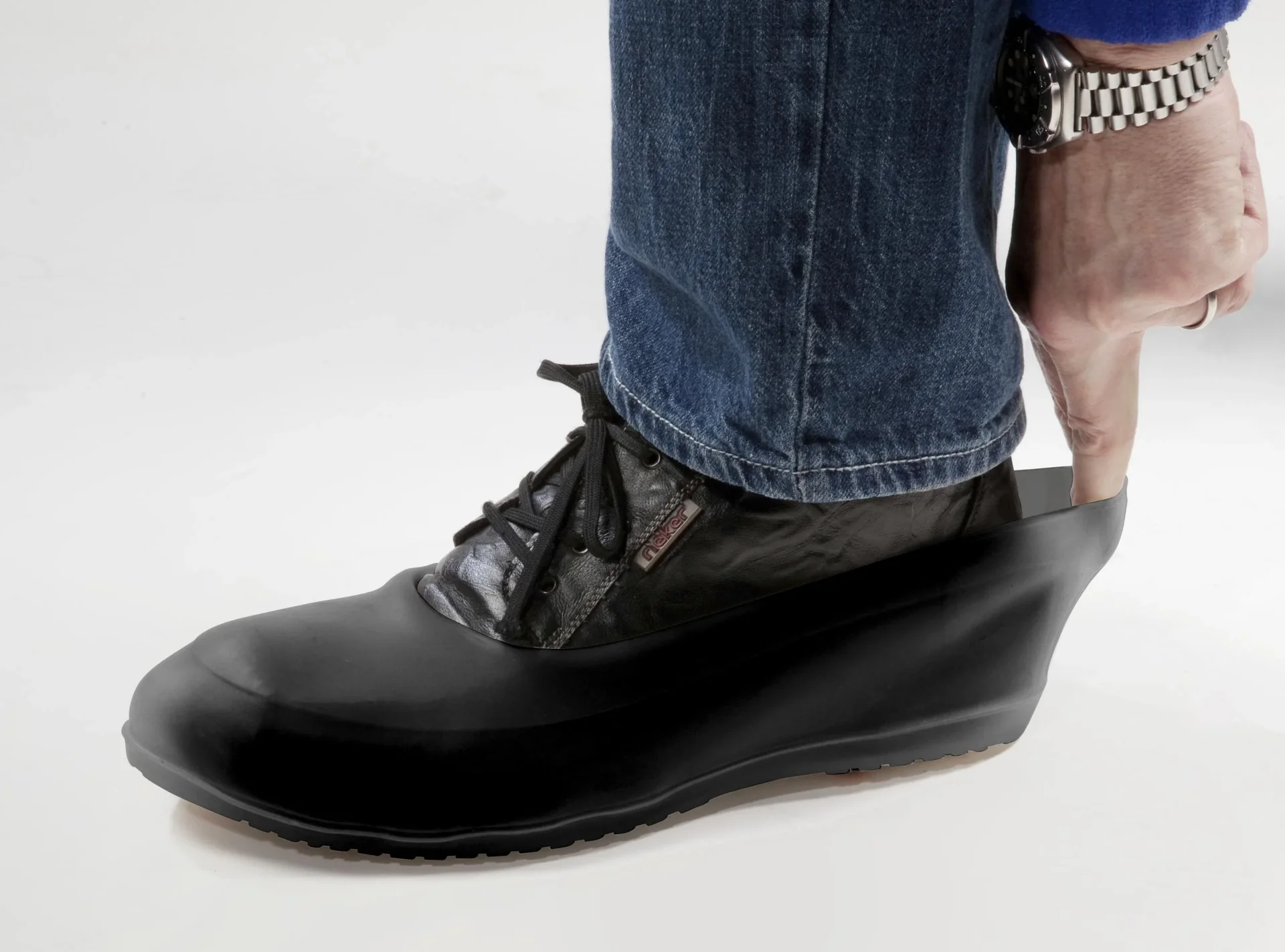 Silikon Gleitschutzschuhe mit Spikes, Gr. XXL/ 44 - 45 - 1