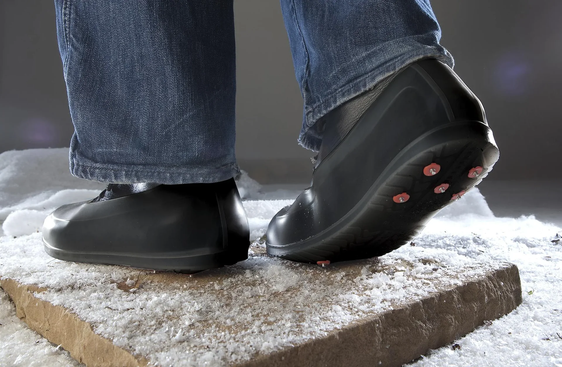 Silikon Gleitschutzschuhe mit Spikes, Gr. XXL/ 44 - 45 - 2
