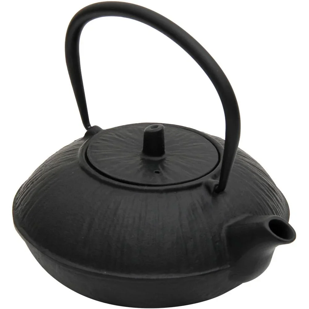 Teekessel Gusseisen - 1100 ml - Schwarz - 1