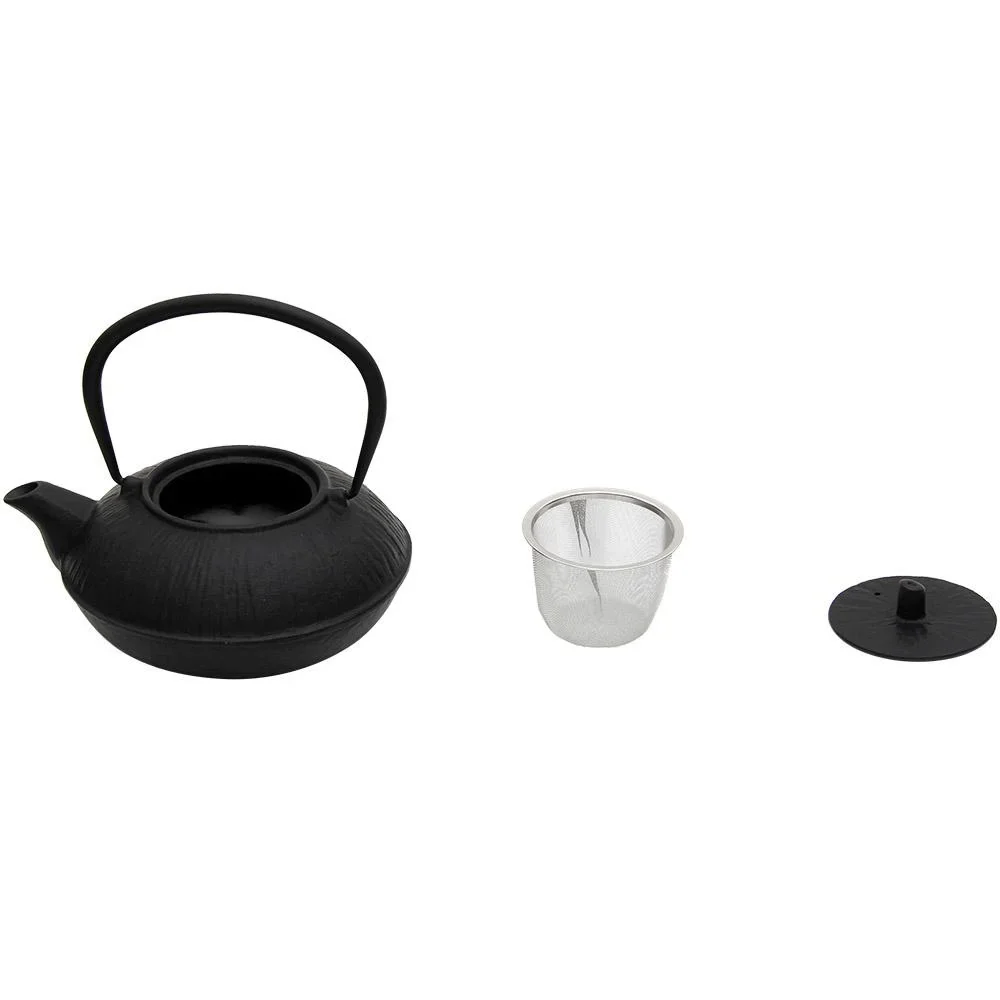 Teekessel Gusseisen - 1100 ml - Schwarz - 2