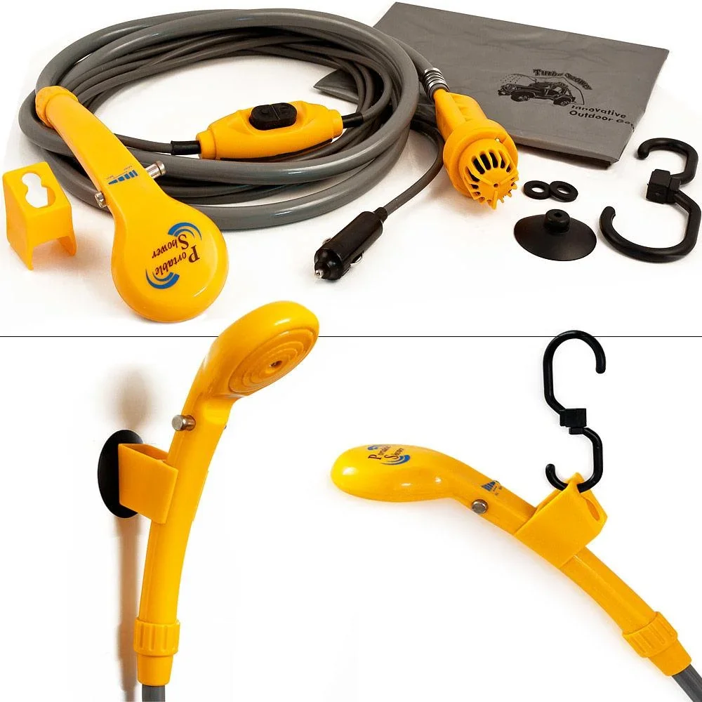 Campingdusche mit Tauchpumpe - 0