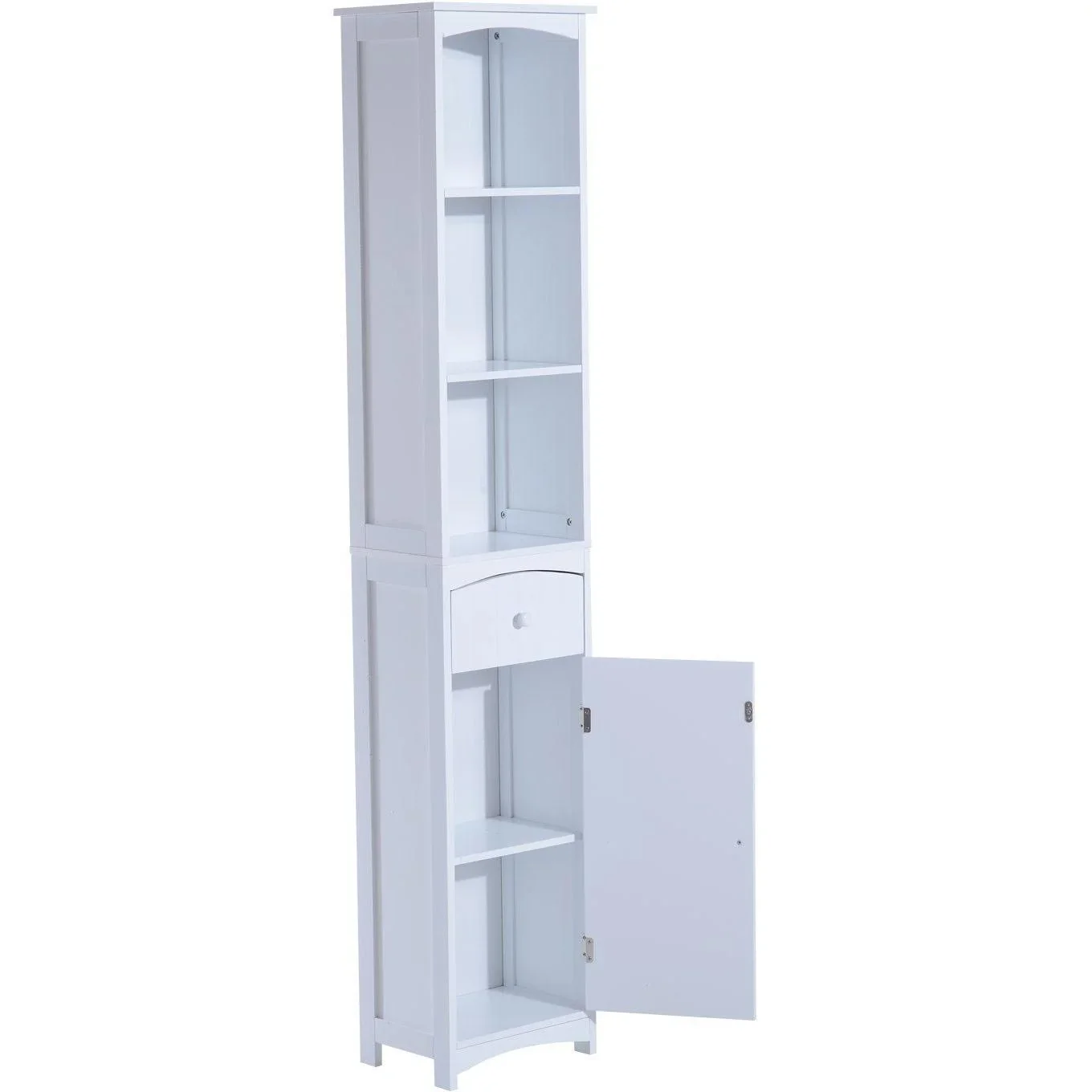 Badschrank 34x24x170cm Badezimmerschrank Badregal - 2