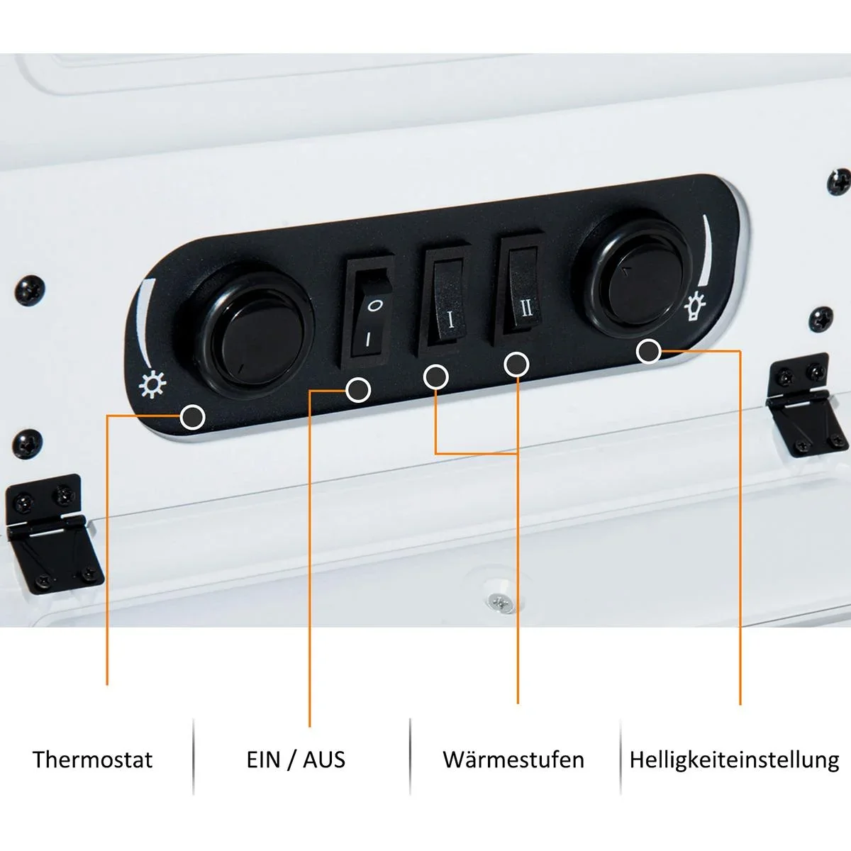 Elektrokamin mit Flammeneffekt und Heizfunktion - 2