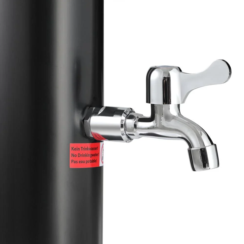 Gartendusche - Solarbetrieben - für den Außenbereich - kostenloses Warmwasser - 3