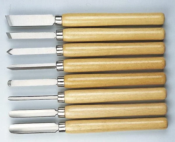 Drechselbeitel Satz, 8-teilig - 0