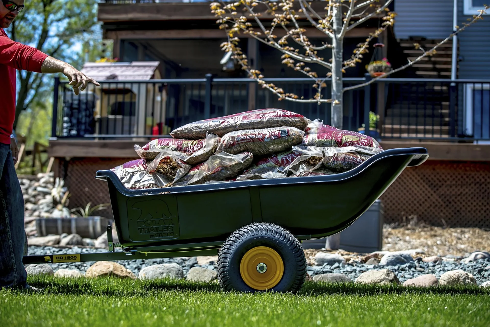 Trailer Anhänger HD1500 schwarz - 2