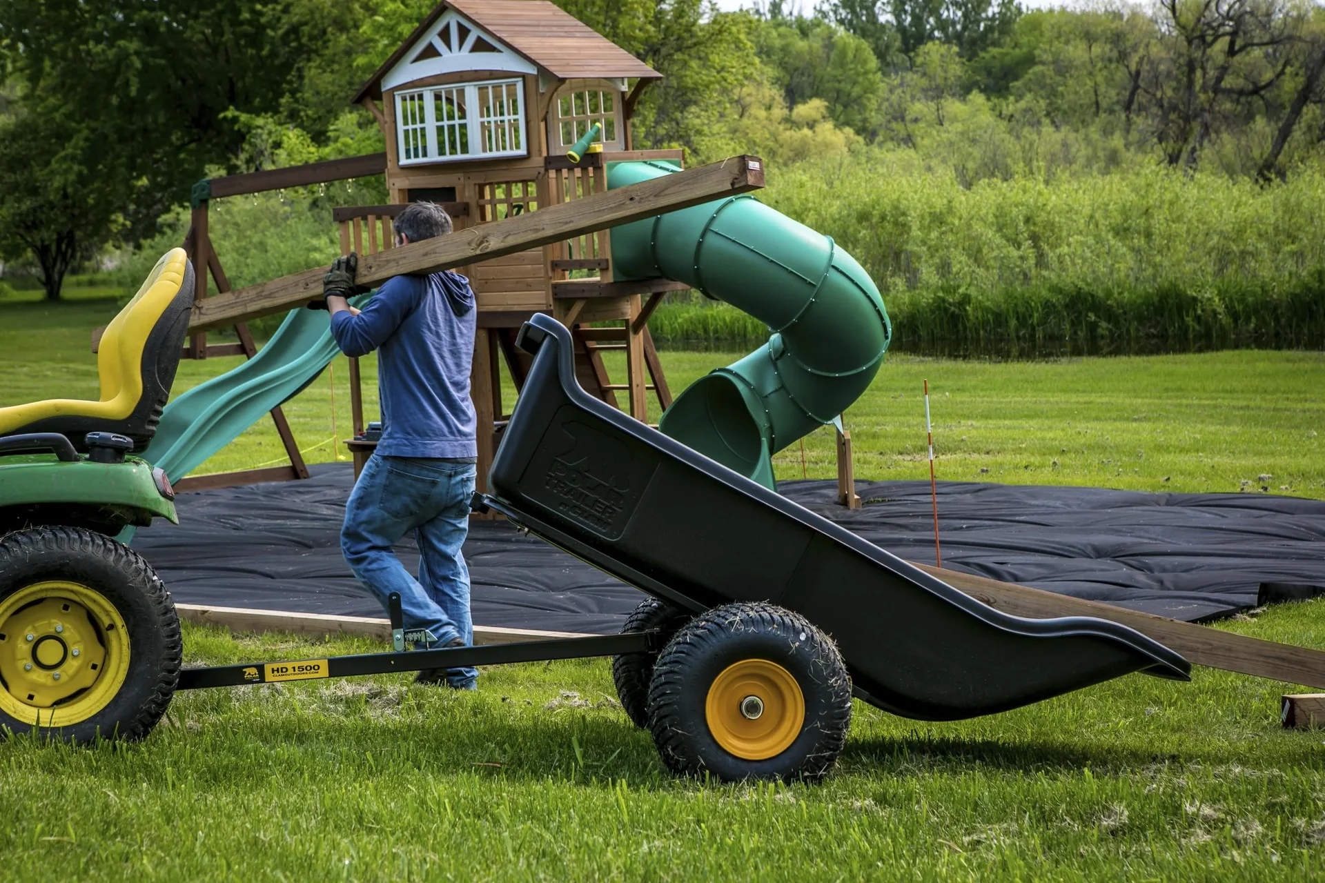 Trailer Anhänger HD1500 schwarz - 5