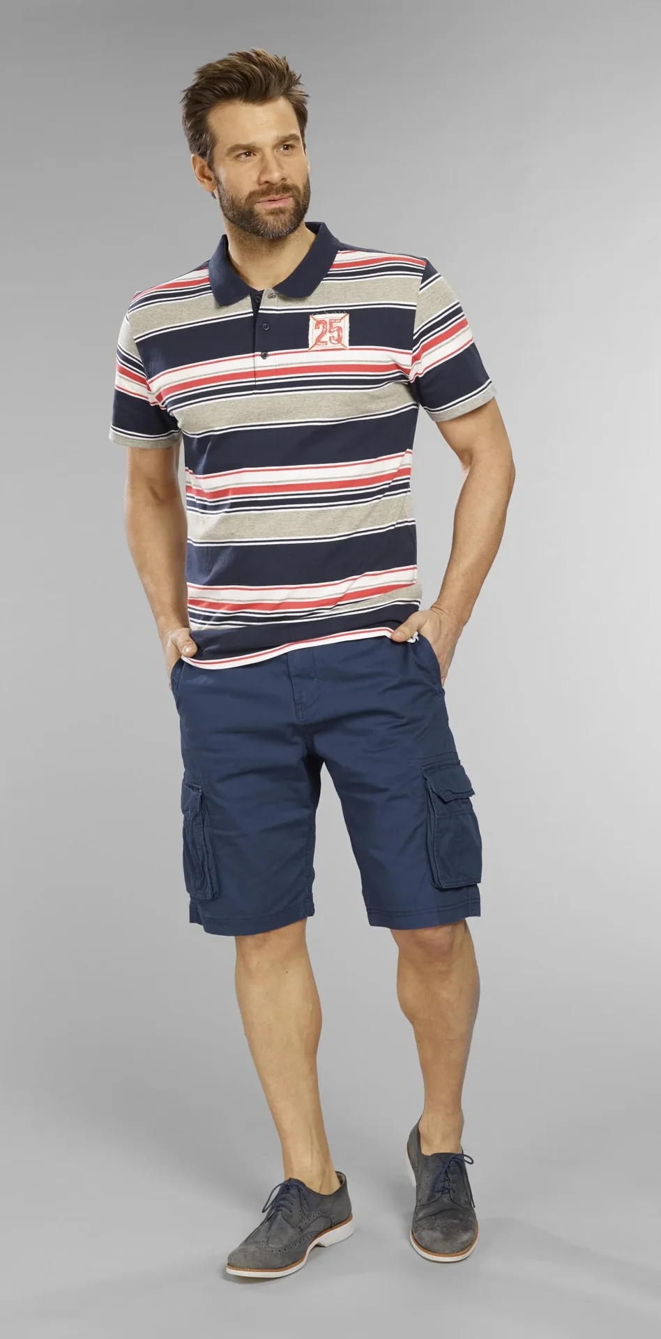 Cargoshort, marine, Gr.2XL - 2