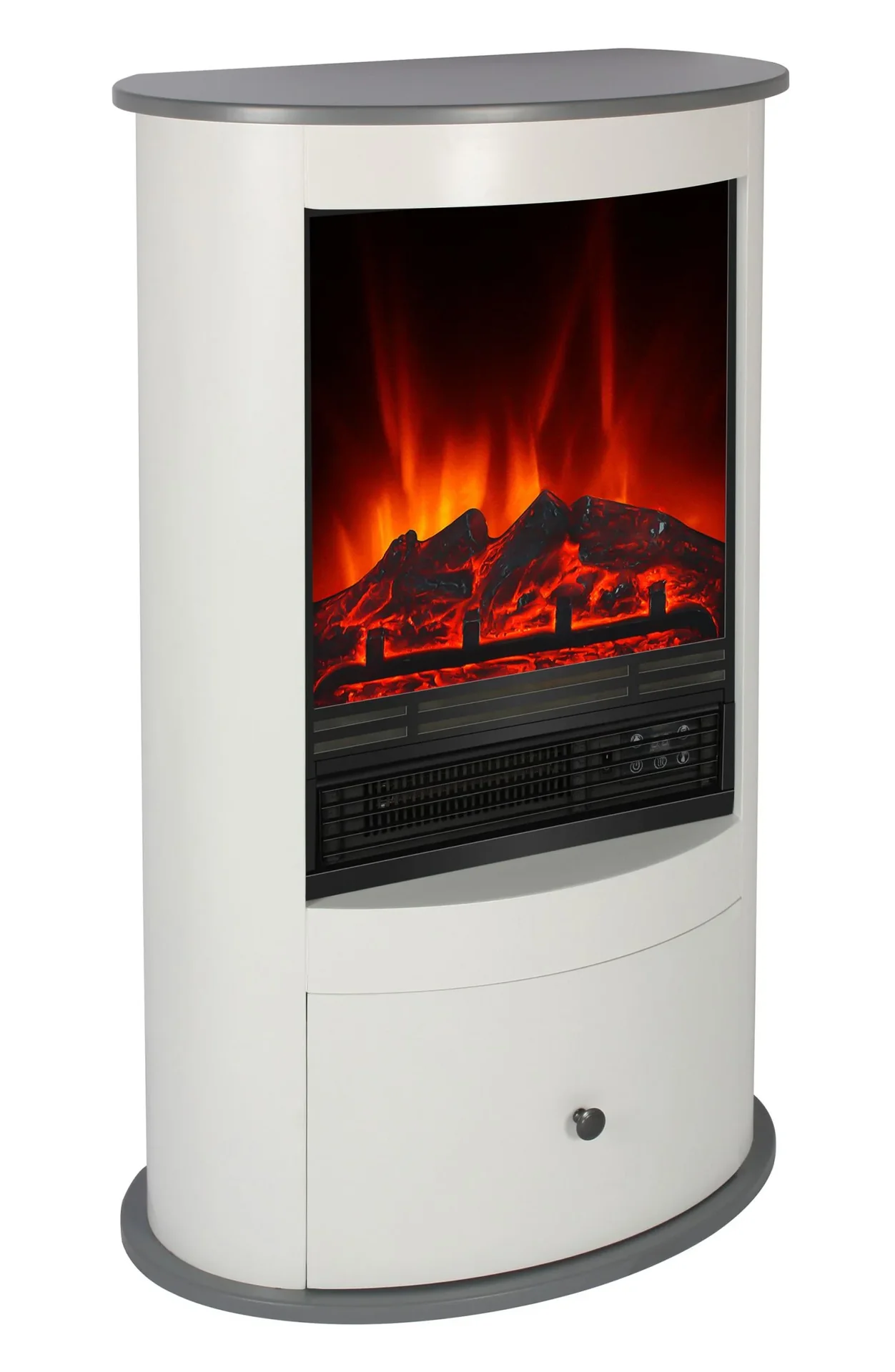 Elektro-Kamin "Wien II", Weiß - 3