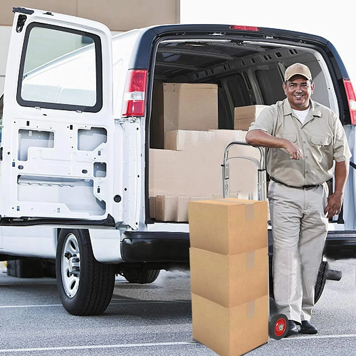 Aluminium-Trolley - 70kg - 72x41x11cm - Plattform 35 x 24 cm - 0