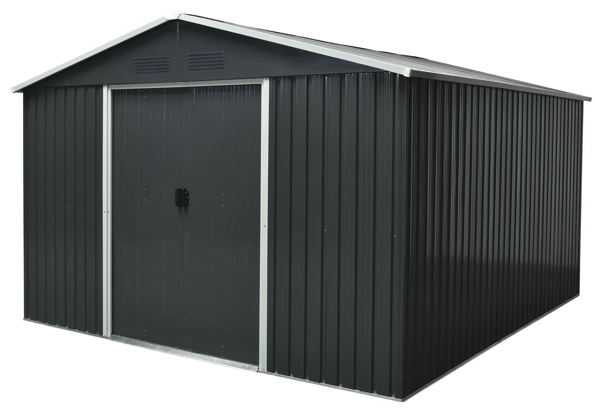 Gerätehaus Dresden II 1012, Schiefer/Creme - 3