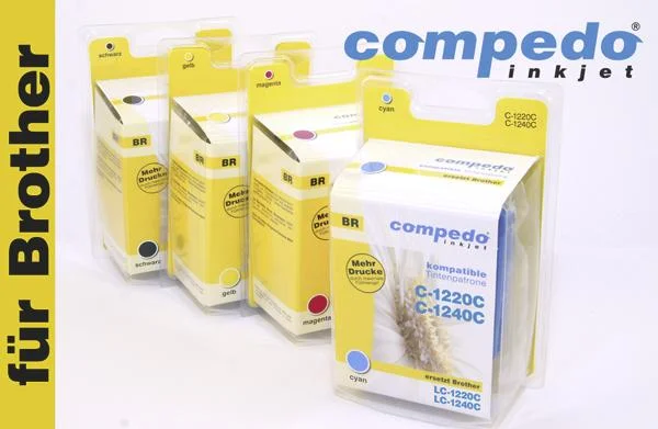 Druckerpatrone für Brother LC1240Y01 gelb - 0