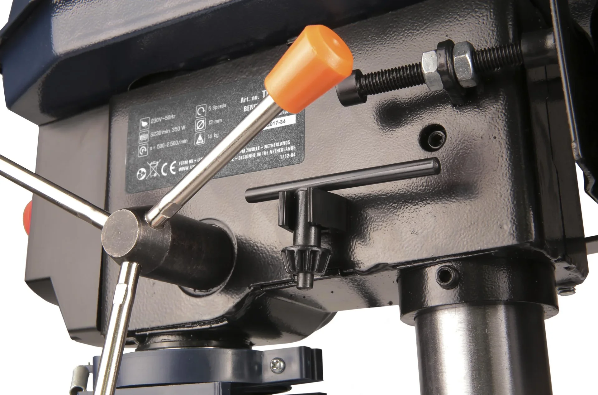 TDM1026 Tischbohrmaschine 350W - Sicherheitsschalter - mit 5 Geschwindigkeitsmodi - 1