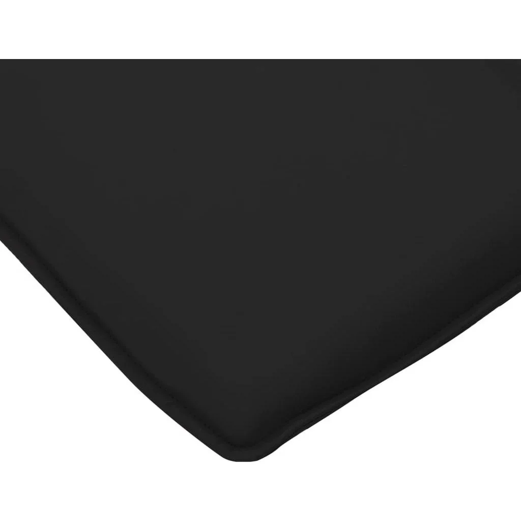 Massagesitz verstellbar mit Fußhocker Kunstleder schwarz - 0