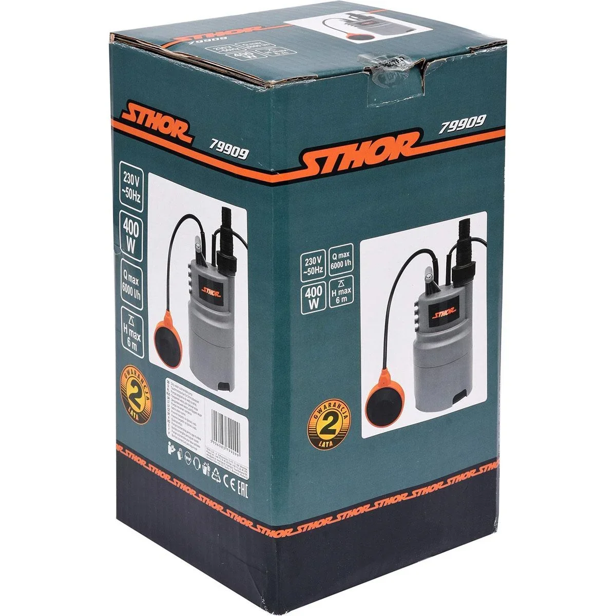 Unterwasserpumpe - 400W - 6000l/h - 2