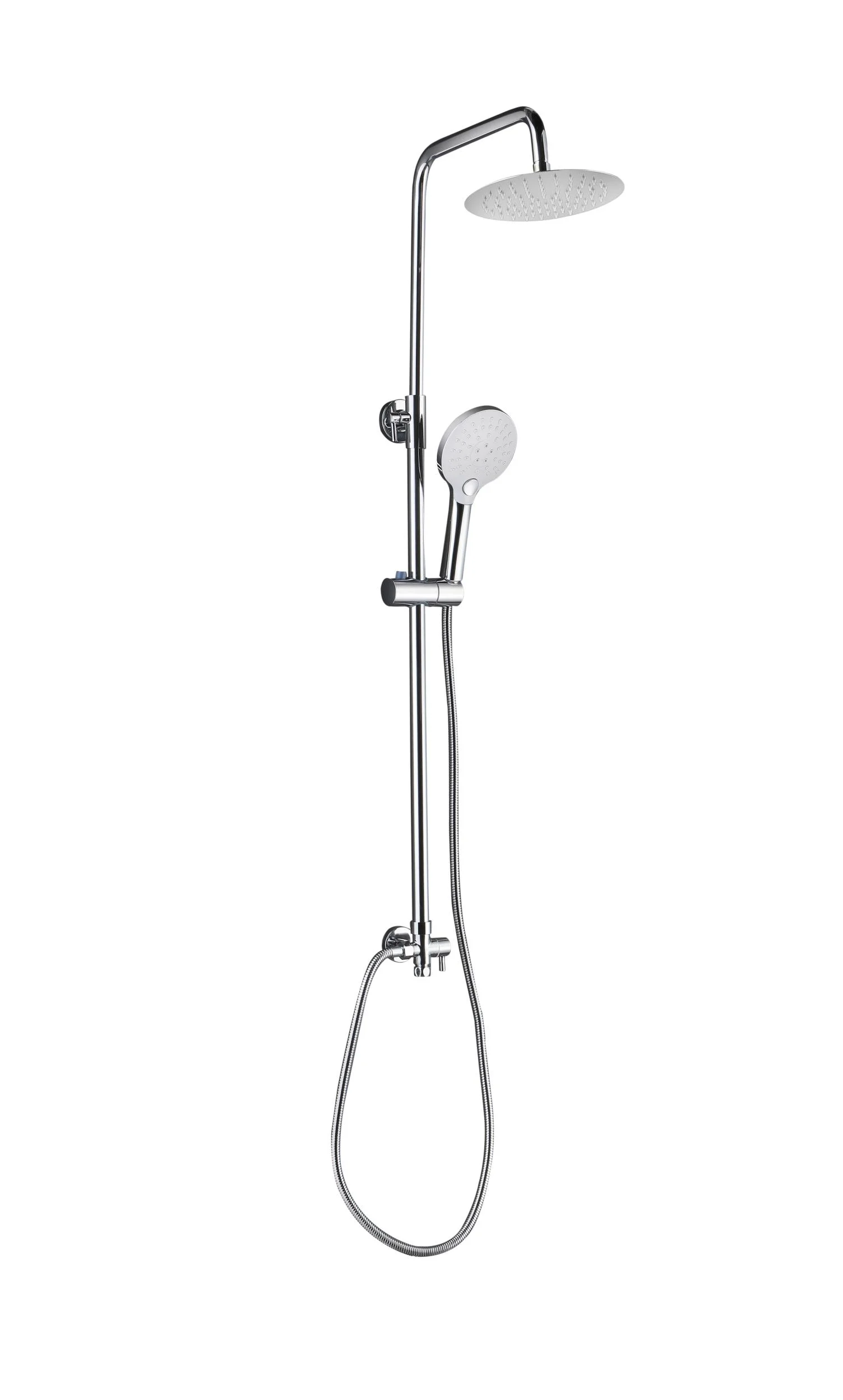 Duschsystem Bayala Round Duschsäule mit Regendusche Ø 20 cm Duschgarnitur Dusch-Set - 2