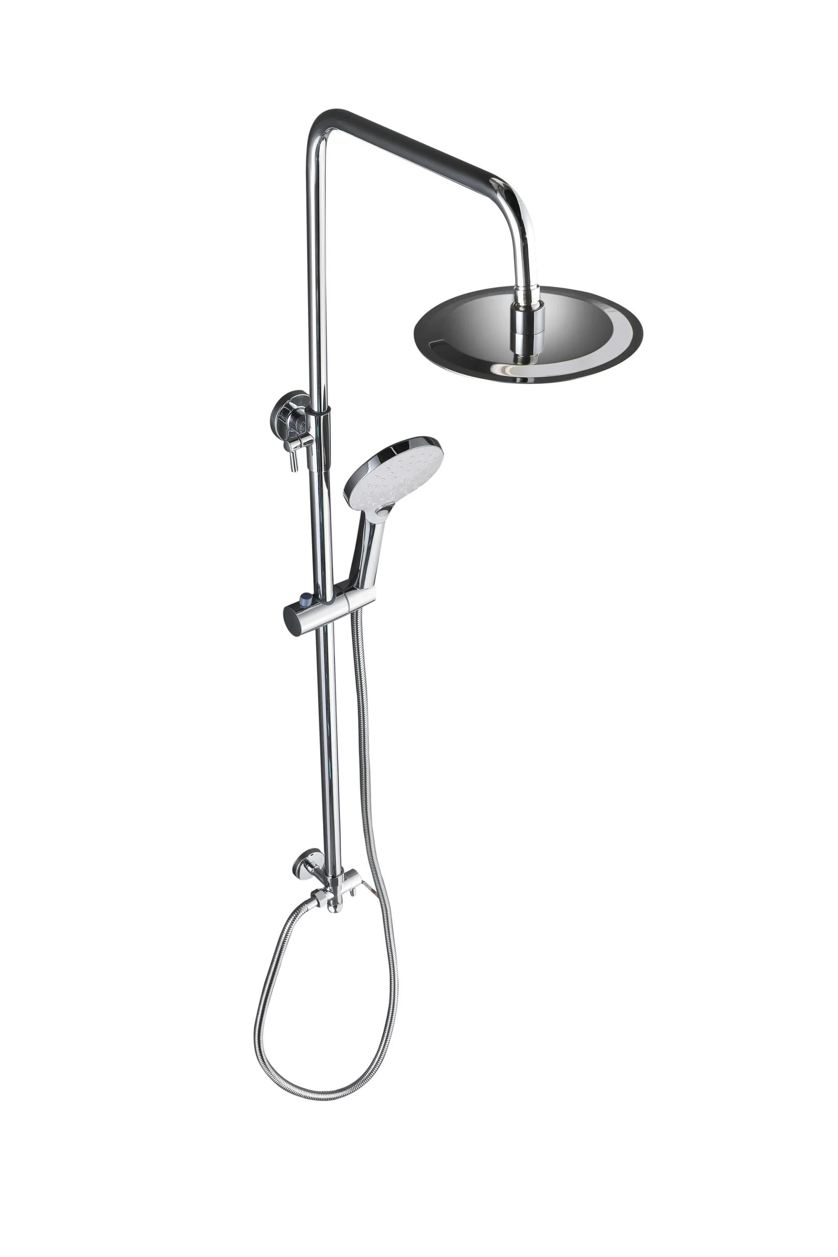 Duschsystem Bayala Round Duschsäule mit Regendusche Ø 20 cm Duschgarnitur Dusch-Set - 6