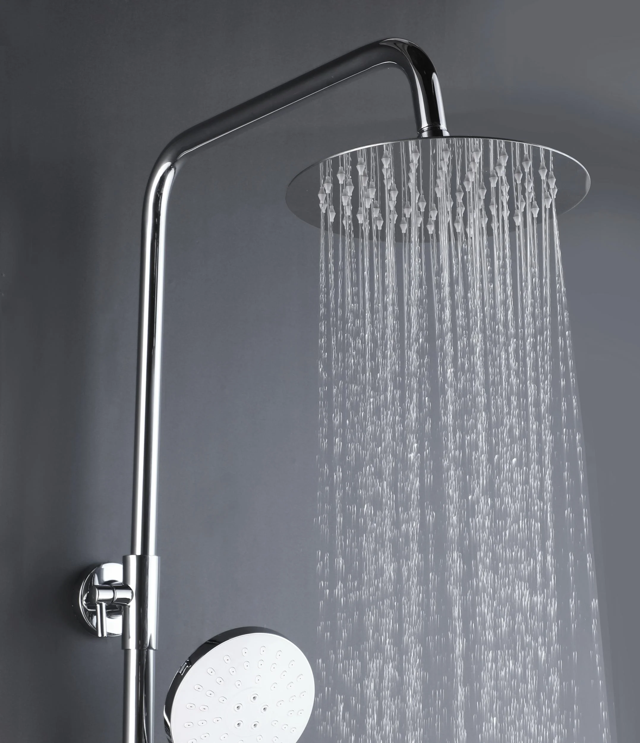 Duschsystem Bayala Round Duschsäule mit Regendusche Ø 20 cm Duschgarnitur Dusch-Set - 7