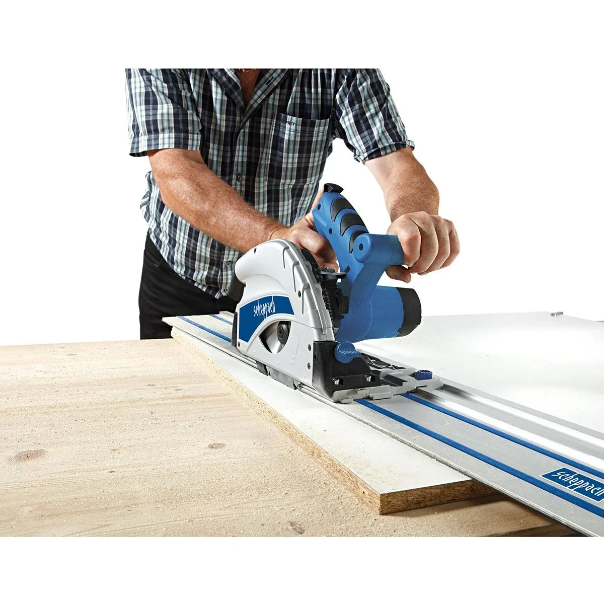 Innenraumsäge PL55 - 1200W | 160mm | Sägeblatt 1x 24T + 1x 48T - 4