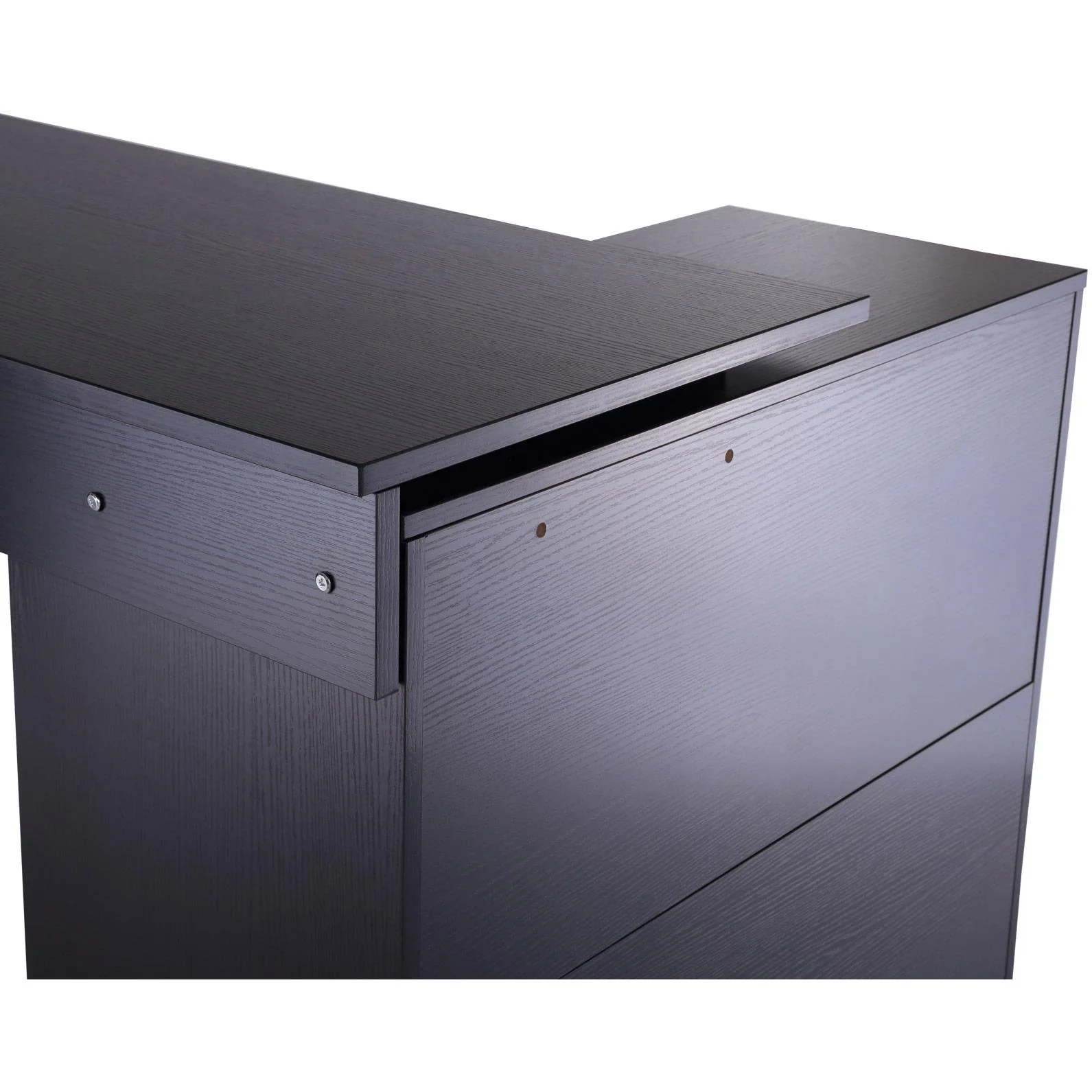 Computertisch MDF, schwarz - 2