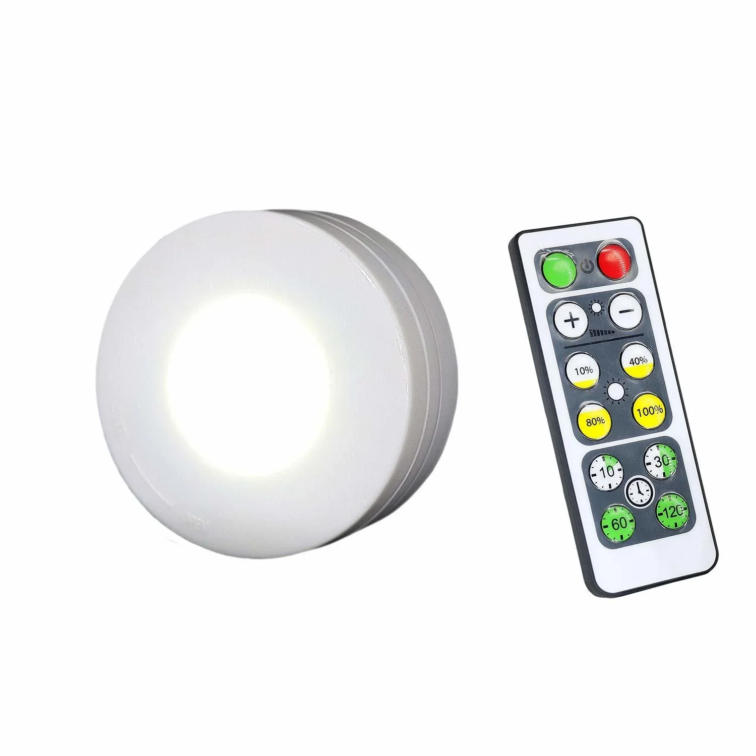 LED Lichter mit Fernbedienung – 3er Set - 0