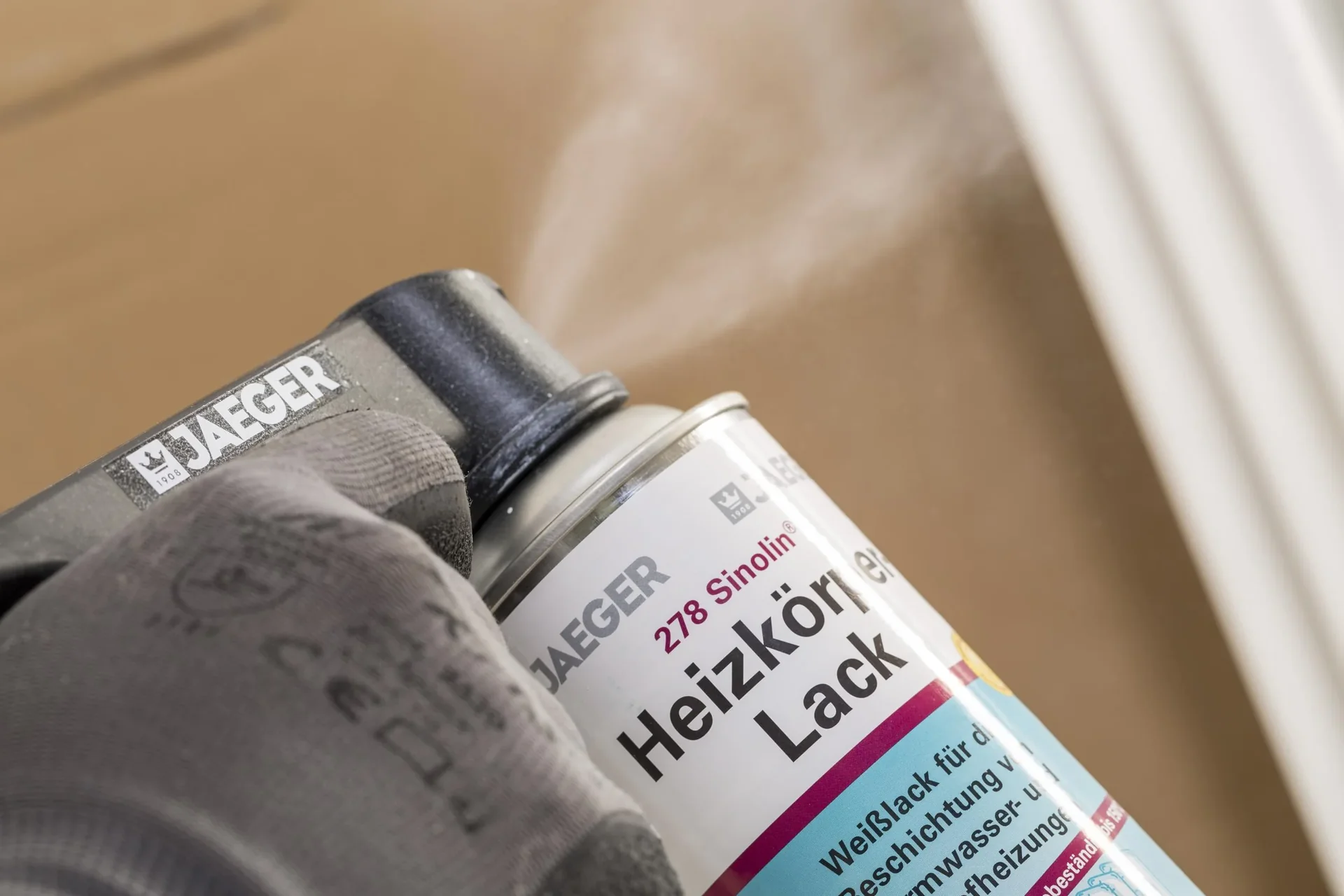 Heizkörperlackspray 400 ml, weiß hochglänzend - 3