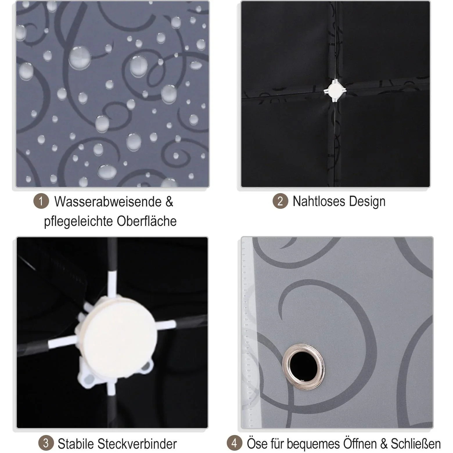 Schuhschrank DIY Schuhregal Garderobe Regalsystem Steckregal Garderobenschrank 16 Fächer - 2