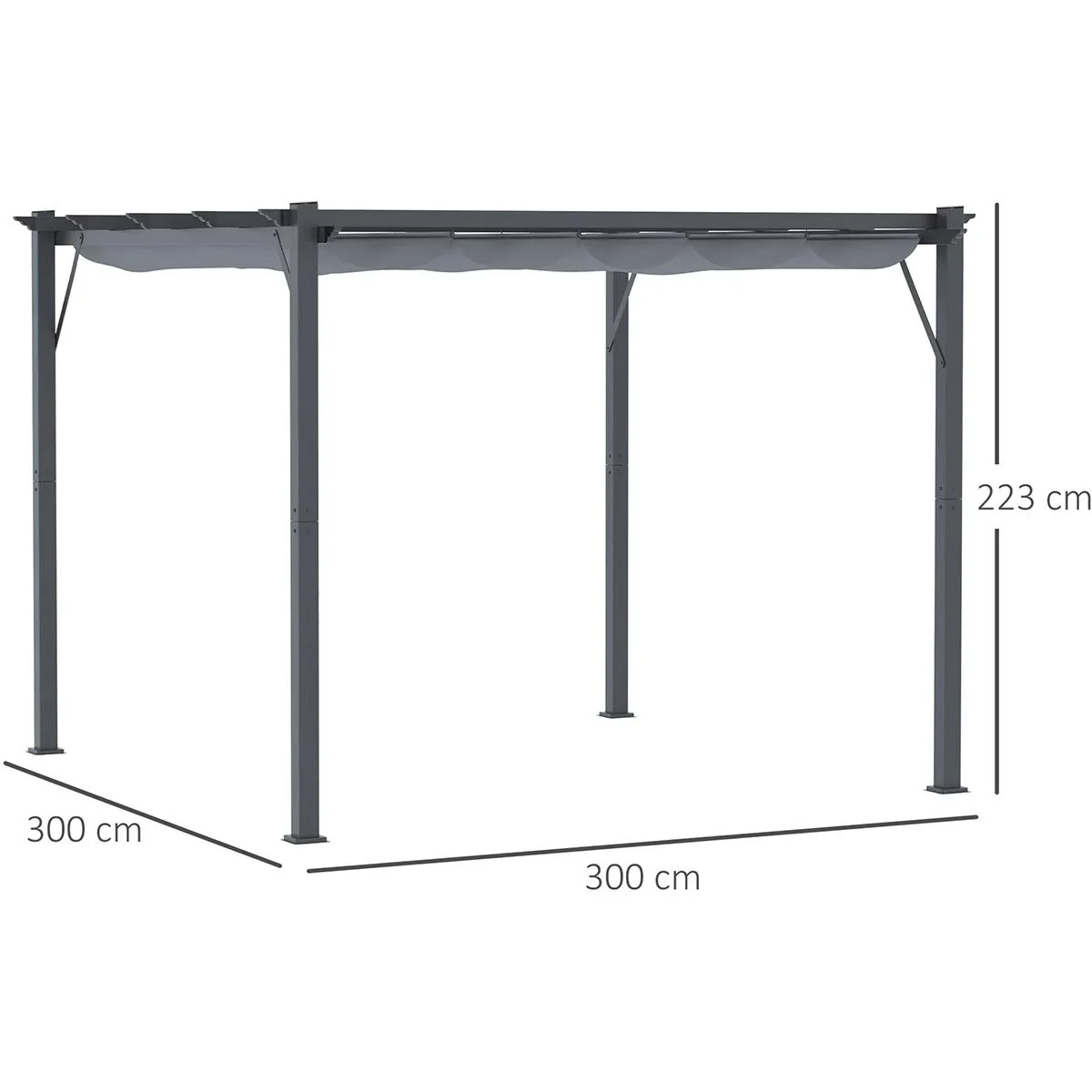 Pergola Pavillon Terrassenüberdach - 3