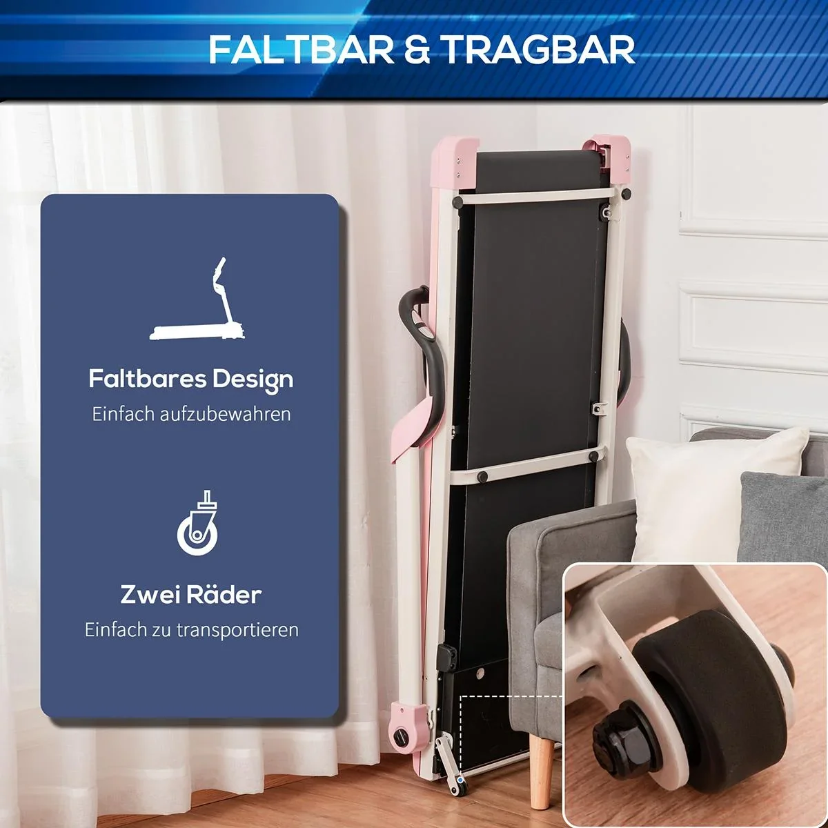 Laufband Klappbar elektrisch 400 W - 0