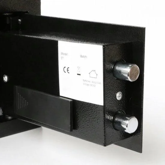 Elektronischer Safe - Stahl - 20 x 19,5 x 30,5 cm - 0