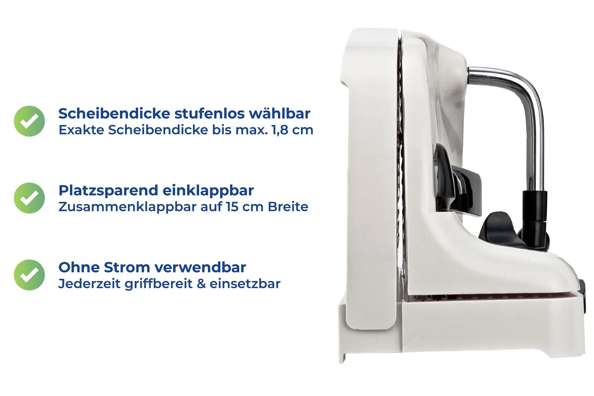 Brotschneidemaschine mit Handkurbel - 1