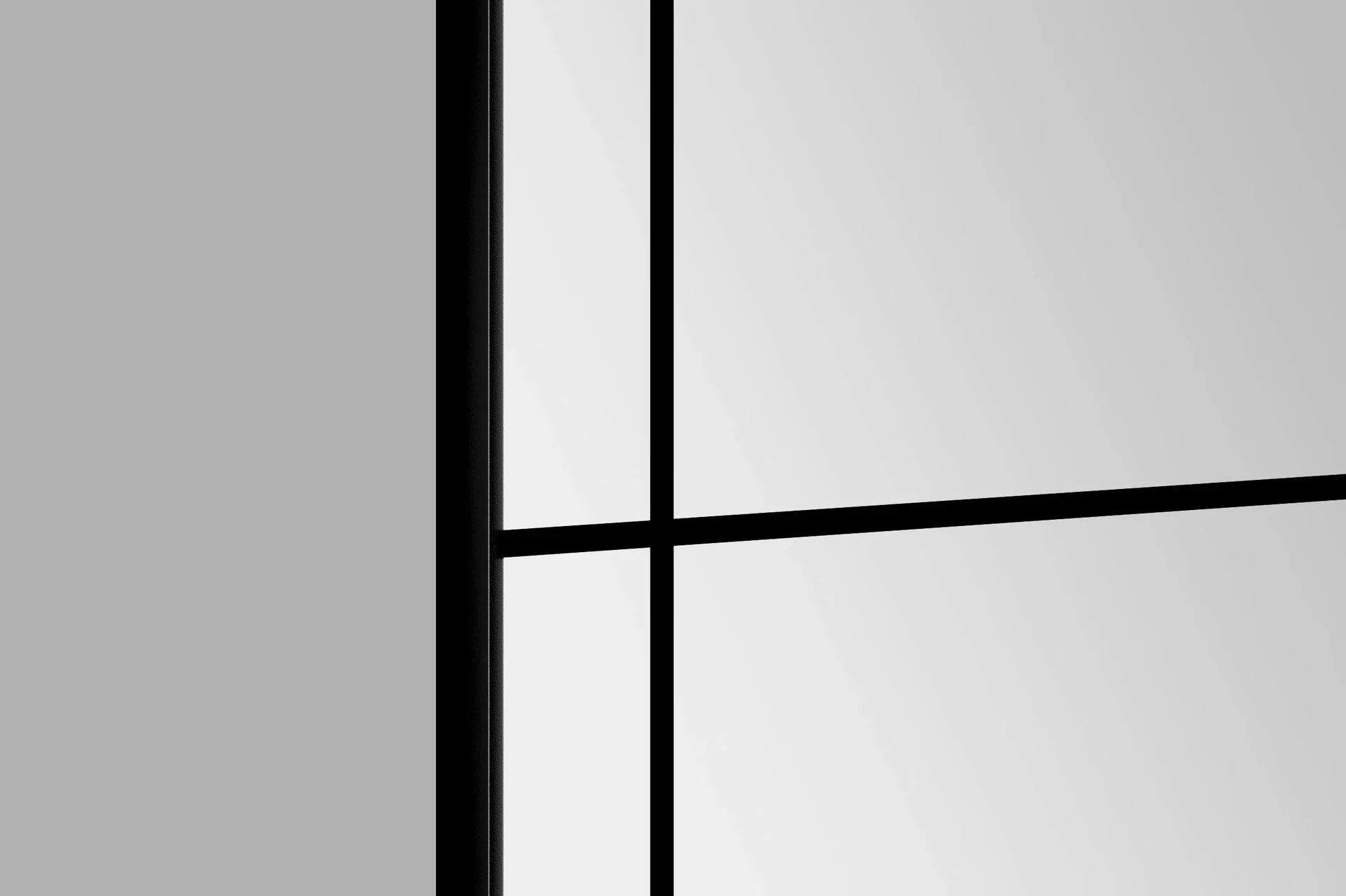 Dekorativer Wandspiegel "Black Square" mit modernem Design 60 x 120 cm - 1