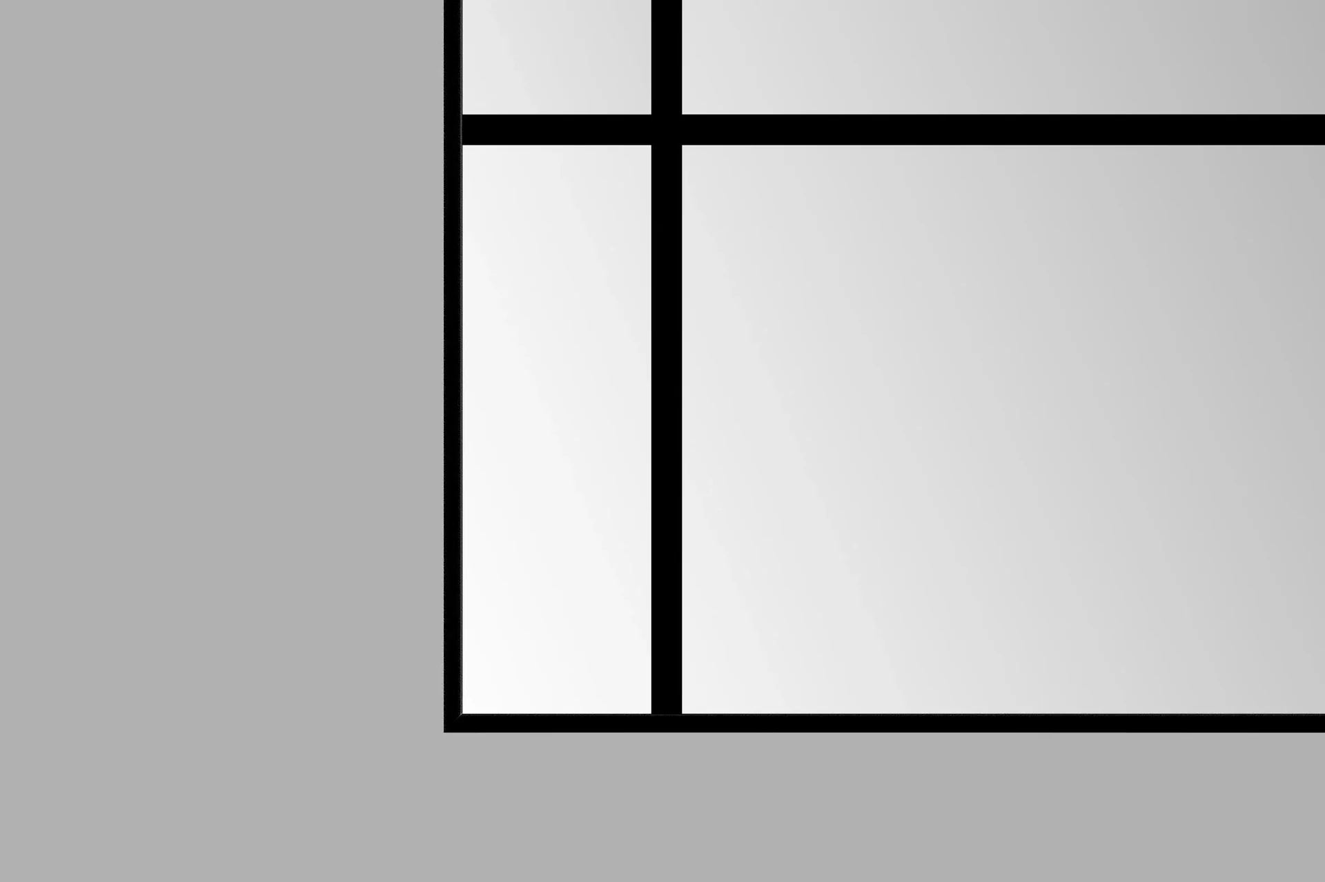 Dekorativer Wandspiegel "Black Square" mit modernem Design 60 x 120 cm - 4