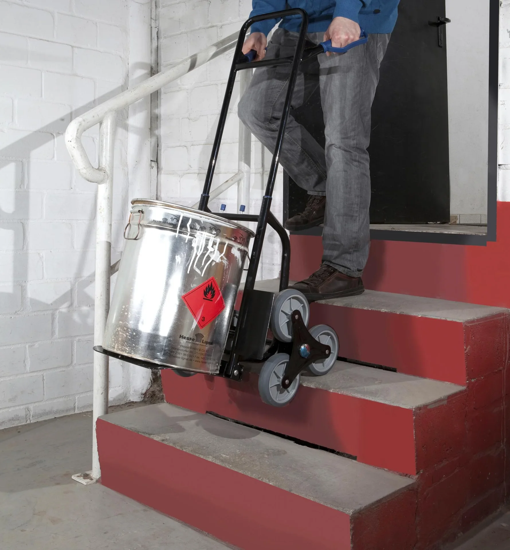 Treppen-Sackkarre klappbar, 120 kg Tragkraft - 0