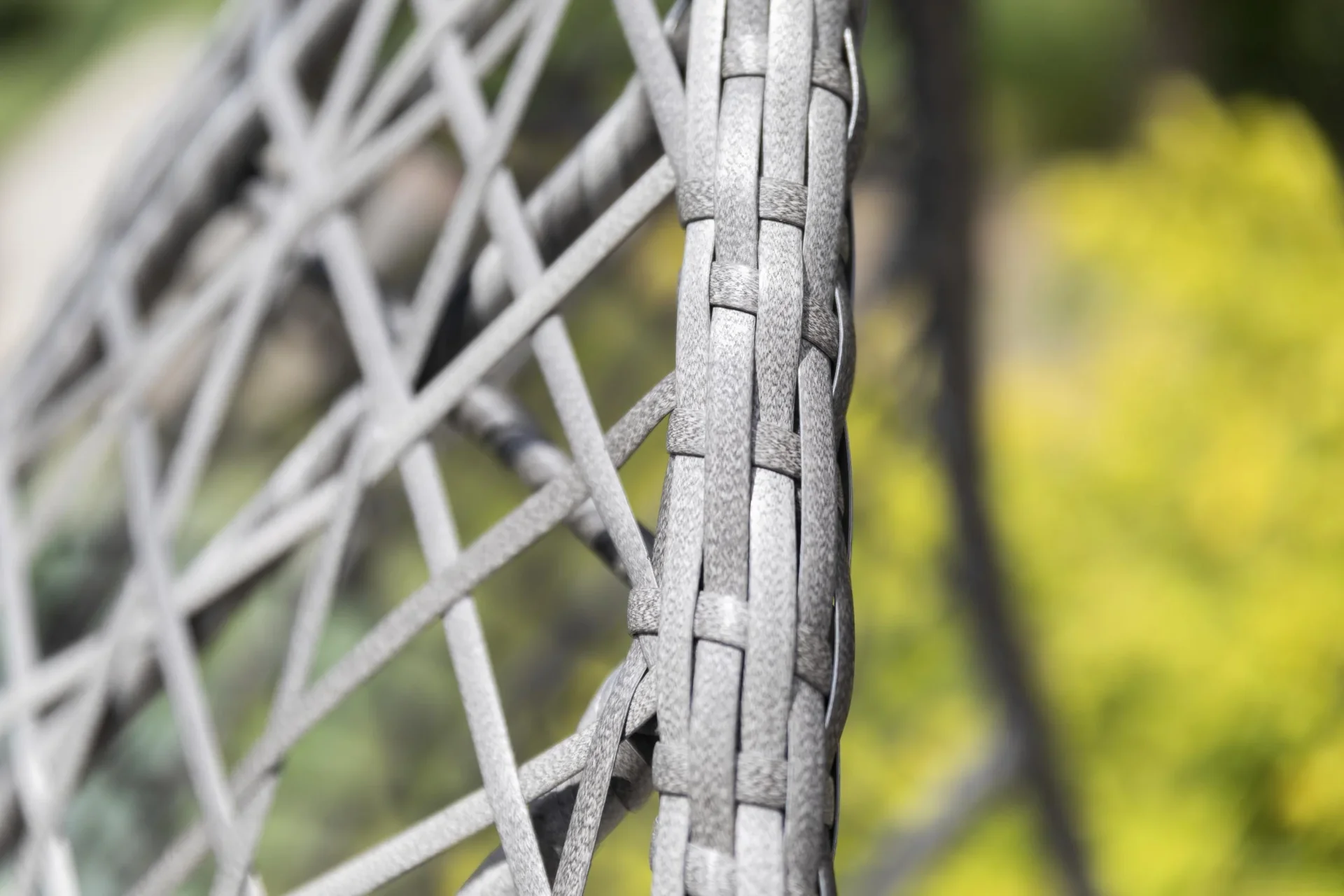 Garten-Hängesessel "Kuba" - anthrazit/weiß - 5