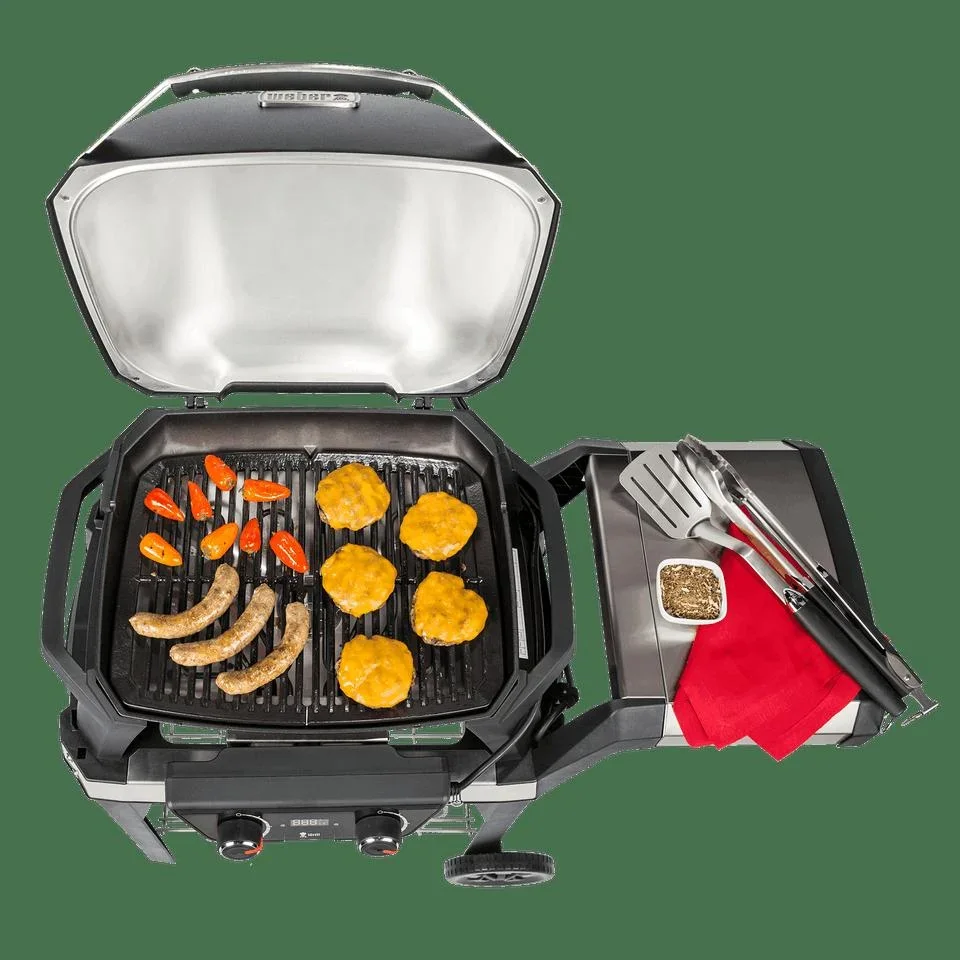 Elektrogrill PULSE 2000 Rollwagen, Black - 2