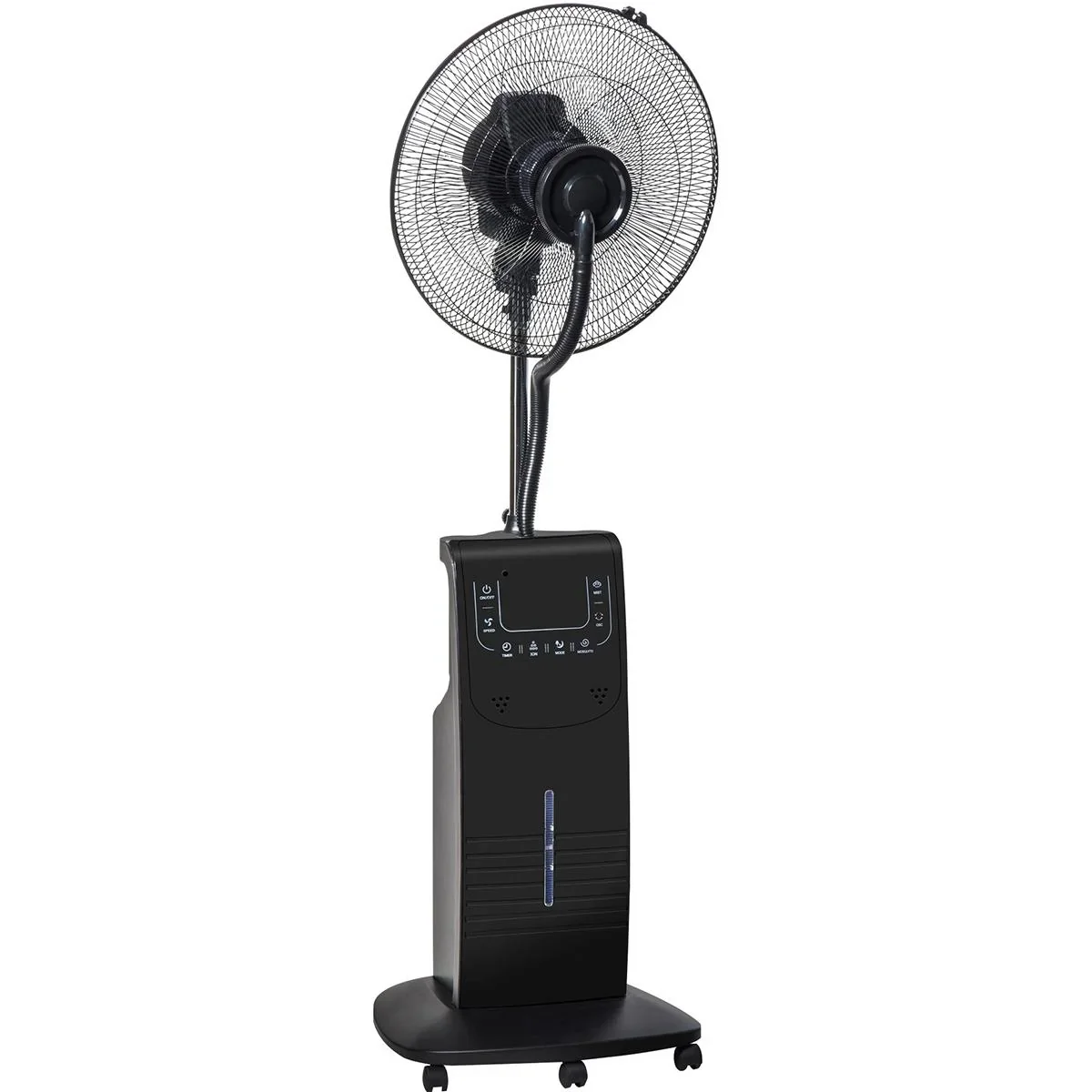 Nebel-Standventilator mit 3 Modi schwarz - 3