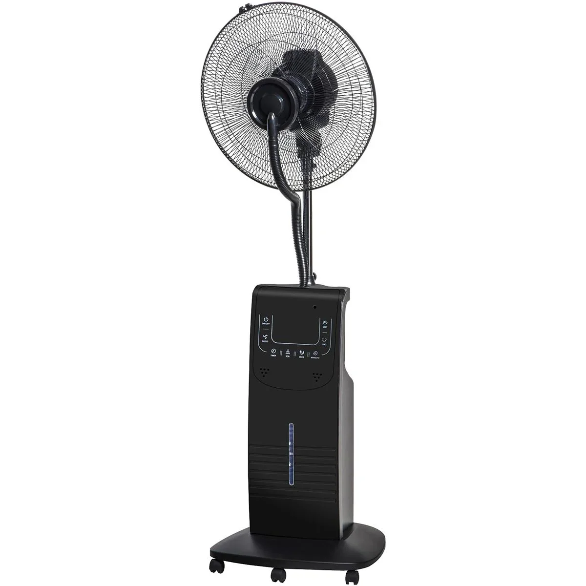 Nebel-Standventilator mit 3 Modi schwarz - 6