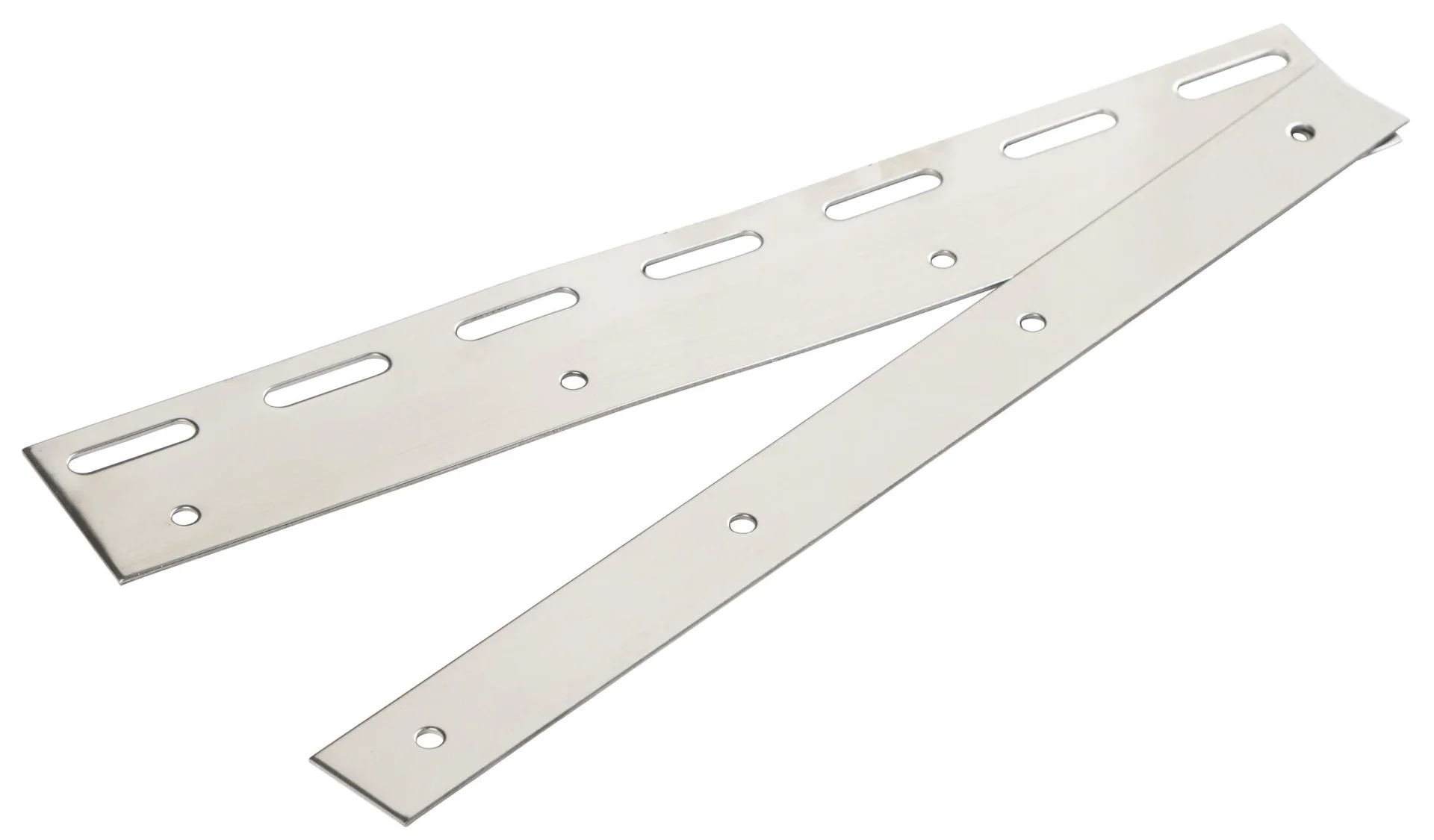 Klemm-und Pendelleiste 300mm Edelstahl für PVC-Vorhang - 0