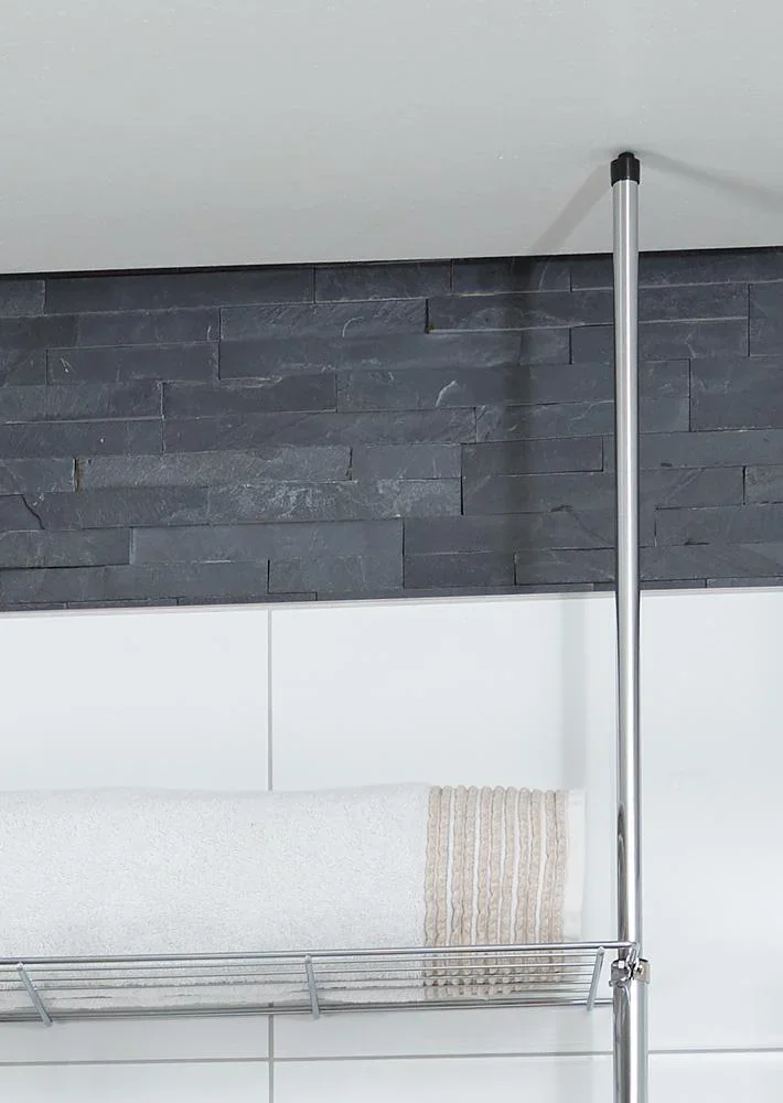 Badezimmerregal 270 cm - Höhenverstellbar - Badezimmerschrank - 6