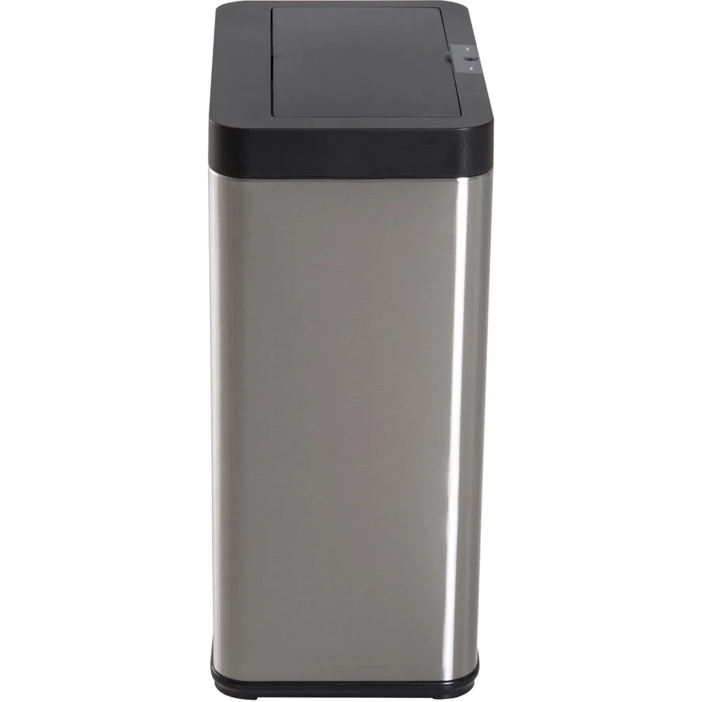 Mülleimer Automatik mit Infrarotsensor 52L Silber - 0