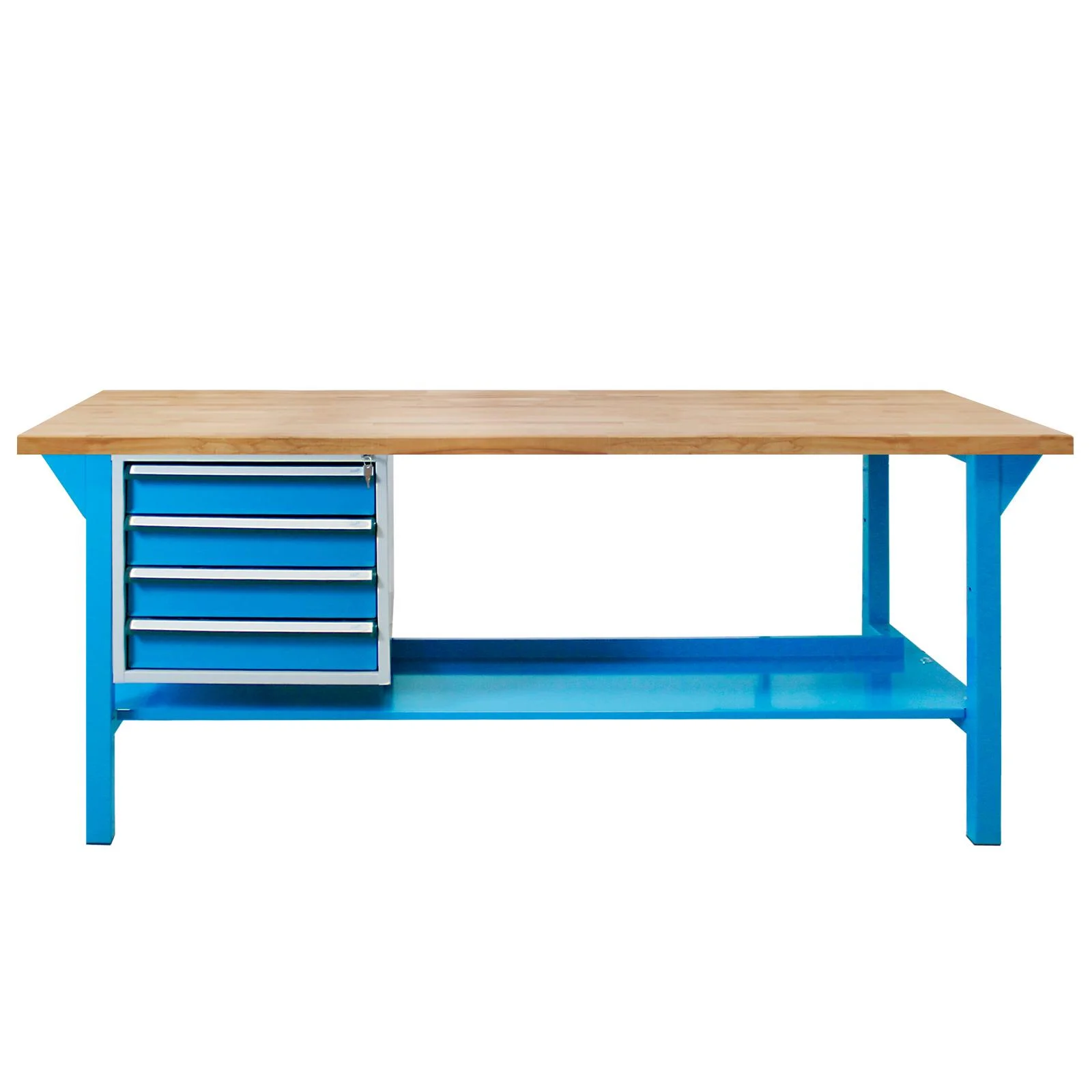 Werkbank 1500 mit Schubladenbox, 4 Schubladen - 0
