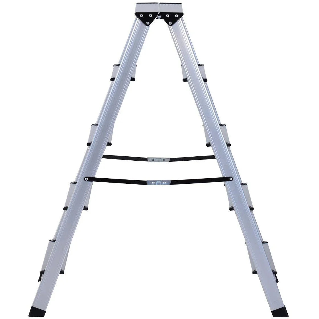 Trittleiter Aluleiter Klapptritt 5 Stufen - 1